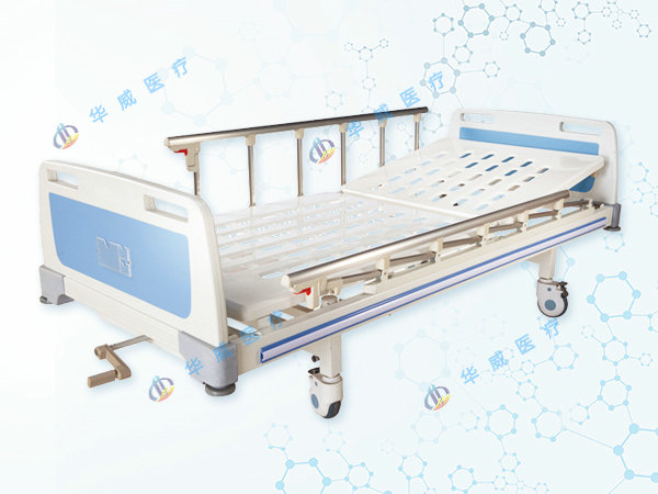 D5 ABS床頭單搖護(hù)理床（沖孔床面、帶輪子、護(hù)欄）.jpg